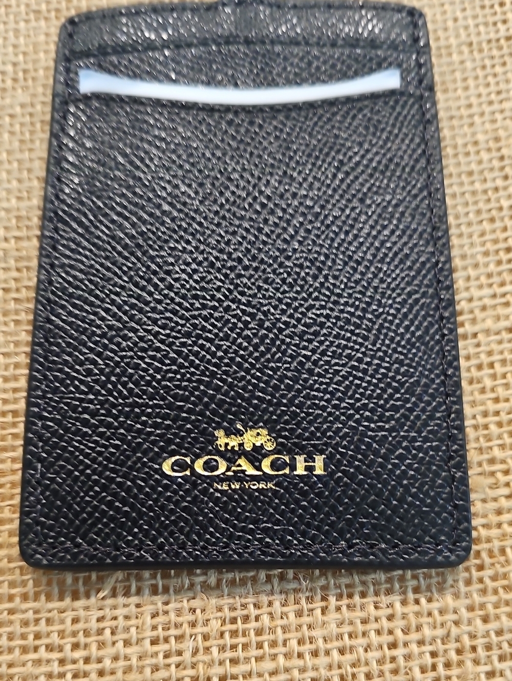 New Coach Black Neck ID Lanyard - Picture 3 of 3